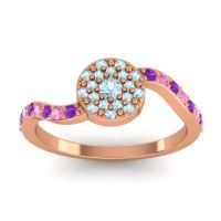 Petite Floral Pave Jurni Ring
