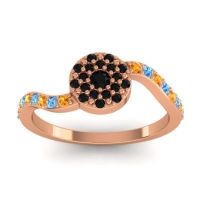 Petite Floral Pave Jurni Ring