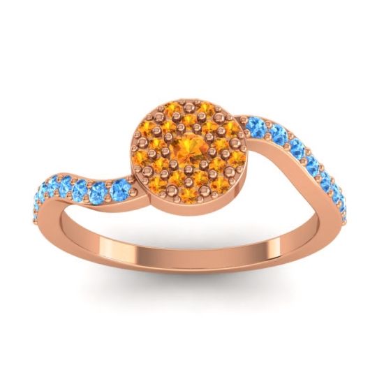 Petite Floral Pave Jurni Ring
