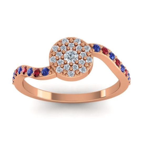 Petite Floral Pave Jurni Ring