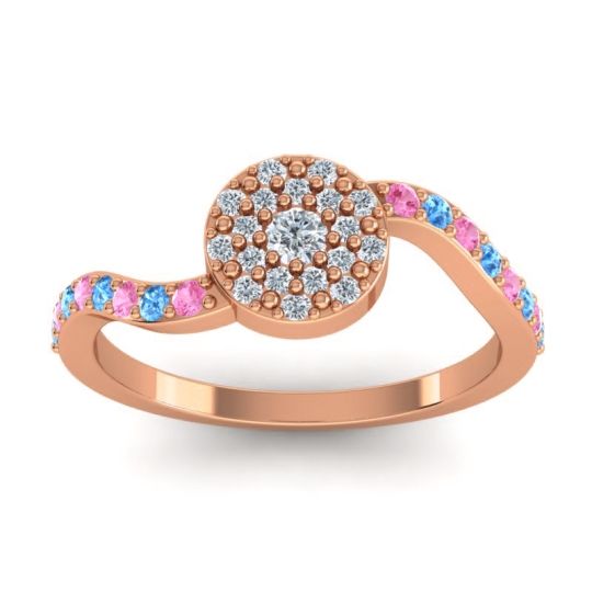 Petite Floral Pave Jurni Ring