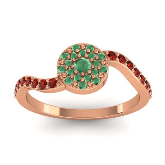 Petite Floral Pave Jurni Ring