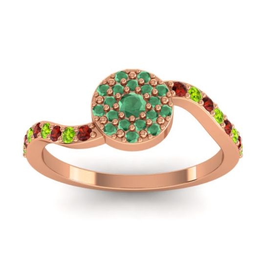 Petite Floral Pave Jurni Ring
