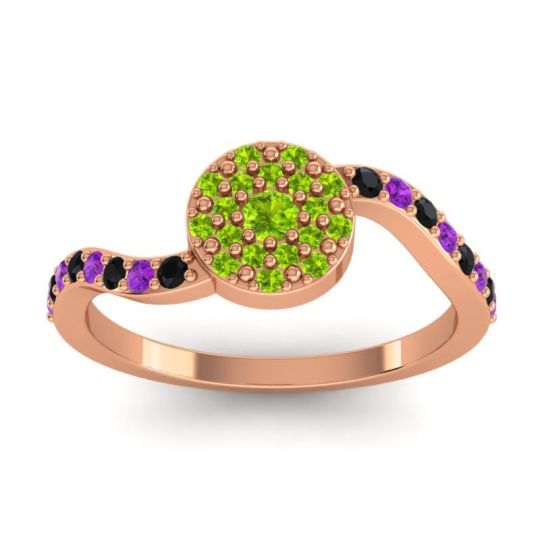 Petite Floral Pave Jurni Ring