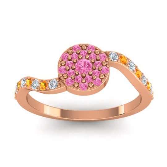 Petite Floral Pave Jurni Ring