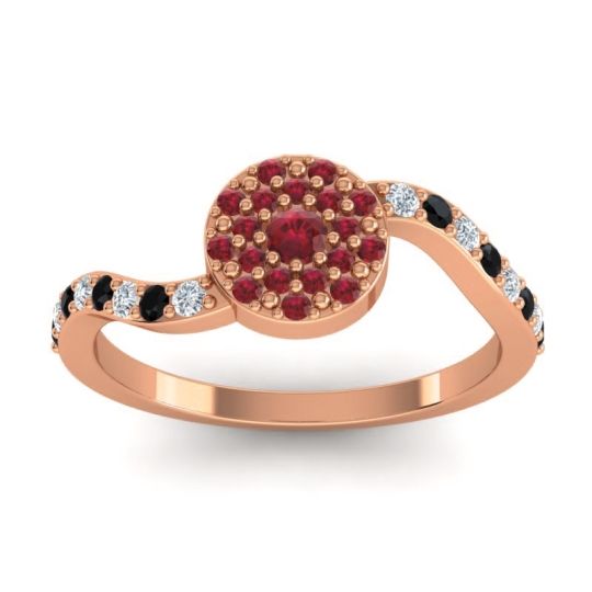 Petite Floral Pave Jurni Ring