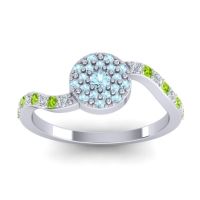 Petite Floral Pave Jurni Ring