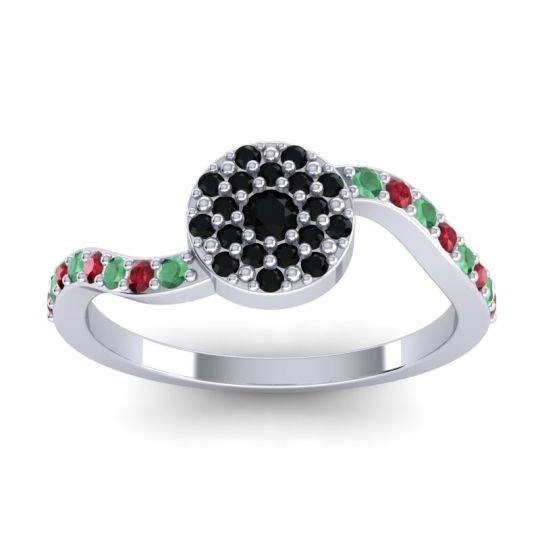 Petite Floral Pave Jurni Ring