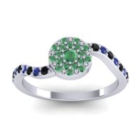 Petite Floral Pave Jurni Ring