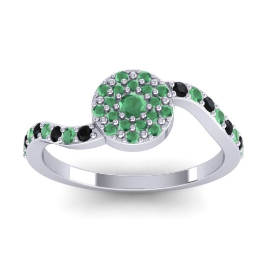 Petite Floral Pave Jurni Ring