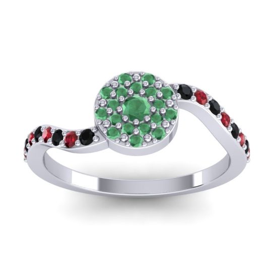 Petite Floral Pave Jurni Ring