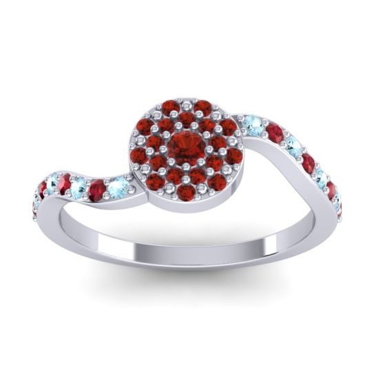 Petite Floral Pave Jurni Ring