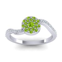 Petite Floral Pave Jurni Ring