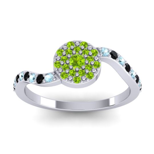 Petite Floral Pave Jurni Ring