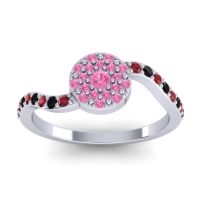 Petite Floral Pave Jurni Ring