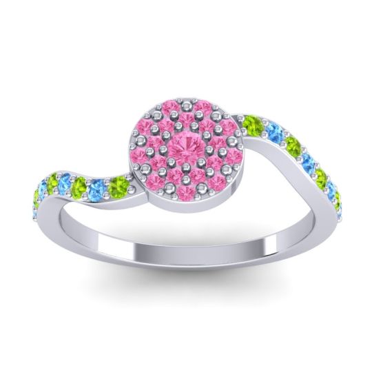 Petite Floral Pave Jurni Ring