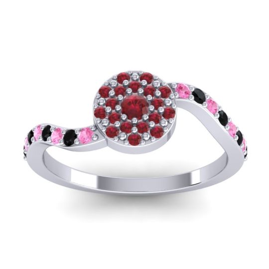 Petite Floral Pave Jurni Ring