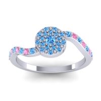 Petite Floral Pave Jurni Ring