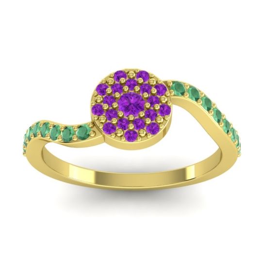 Petite Floral Pave Jurni Ring