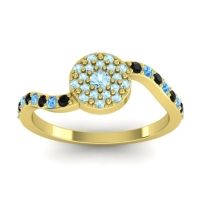 Petite Floral Pave Jurni Ring