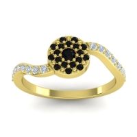 Petite Floral Pave Jurni Ring