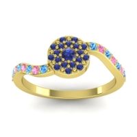 Petite Floral Pave Jurni Ring