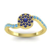 Petite Floral Pave Jurni Ring