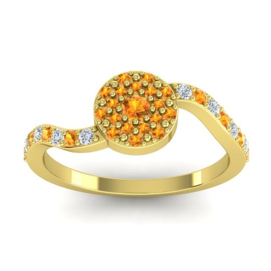 Petite Floral Pave Jurni Ring