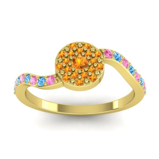Petite Floral Pave Jurni Ring