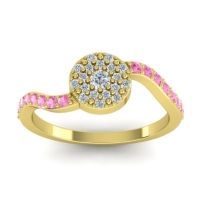 Petite Floral Pave Jurni Ring