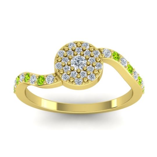 Petite Floral Pave Jurni Ring