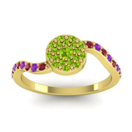 Petite Floral Pave Jurni Ring