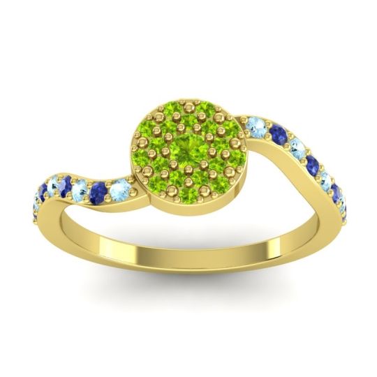 Petite Floral Pave Jurni Ring