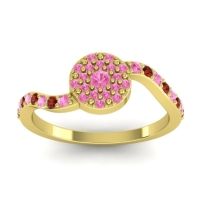 Petite Floral Pave Jurni Ring