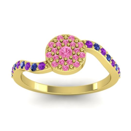Petite Floral Pave Jurni Ring