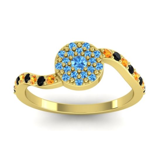 Petite Floral Pave Jurni Ring