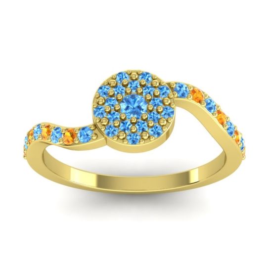Petite Floral Pave Jurni Ring