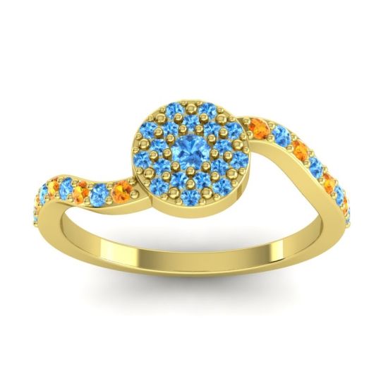 Petite Floral Pave Jurni Ring
