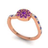 Petite Floral Pave Jurni Ring