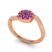 Petite Floral Pave Jurni Ring