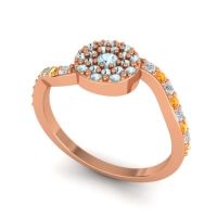 Petite Floral Pave Jurni Ring