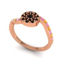 Petite Floral Pave Jurni Ring