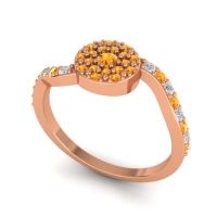 Petite Floral Pave Jurni Ring