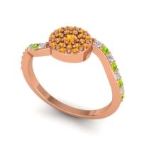 Petite Floral Pave Jurni Ring
