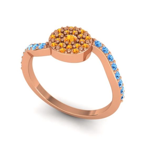 Petite Floral Pave Jurni Ring