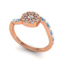 Petite Floral Pave Jurni Ring