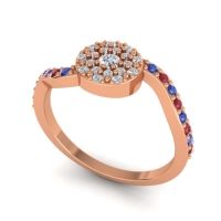 Petite Floral Pave Jurni Ring