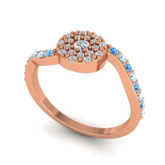 Petite Floral Pave Jurni Ring