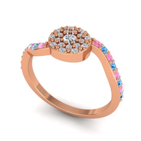 Petite Floral Pave Jurni Ring