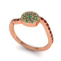 Petite Floral Pave Jurni Ring